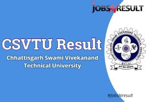 CSVTU Result 2021 .